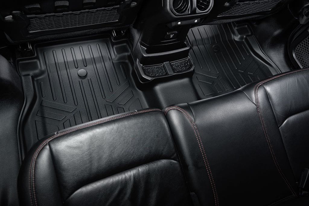 SMARTLINER Floor Liners for JL 2018-2024 Jeep Wrangler Unlimited 4-Door (JL New Body Style - not JK)