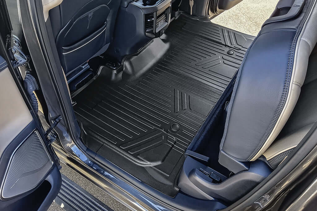 SmartCoverage™ Floor Liners For 2019 - 2024 Ram 1500 Crew Cab with Rear Underseat Storage Box