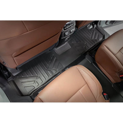 Smart Trim™ Custom Fit Floor Liners For 2019-2025 Subaru Ascent with 2nd Row Bucket Seats and No Subwoofer in the Cargo Area