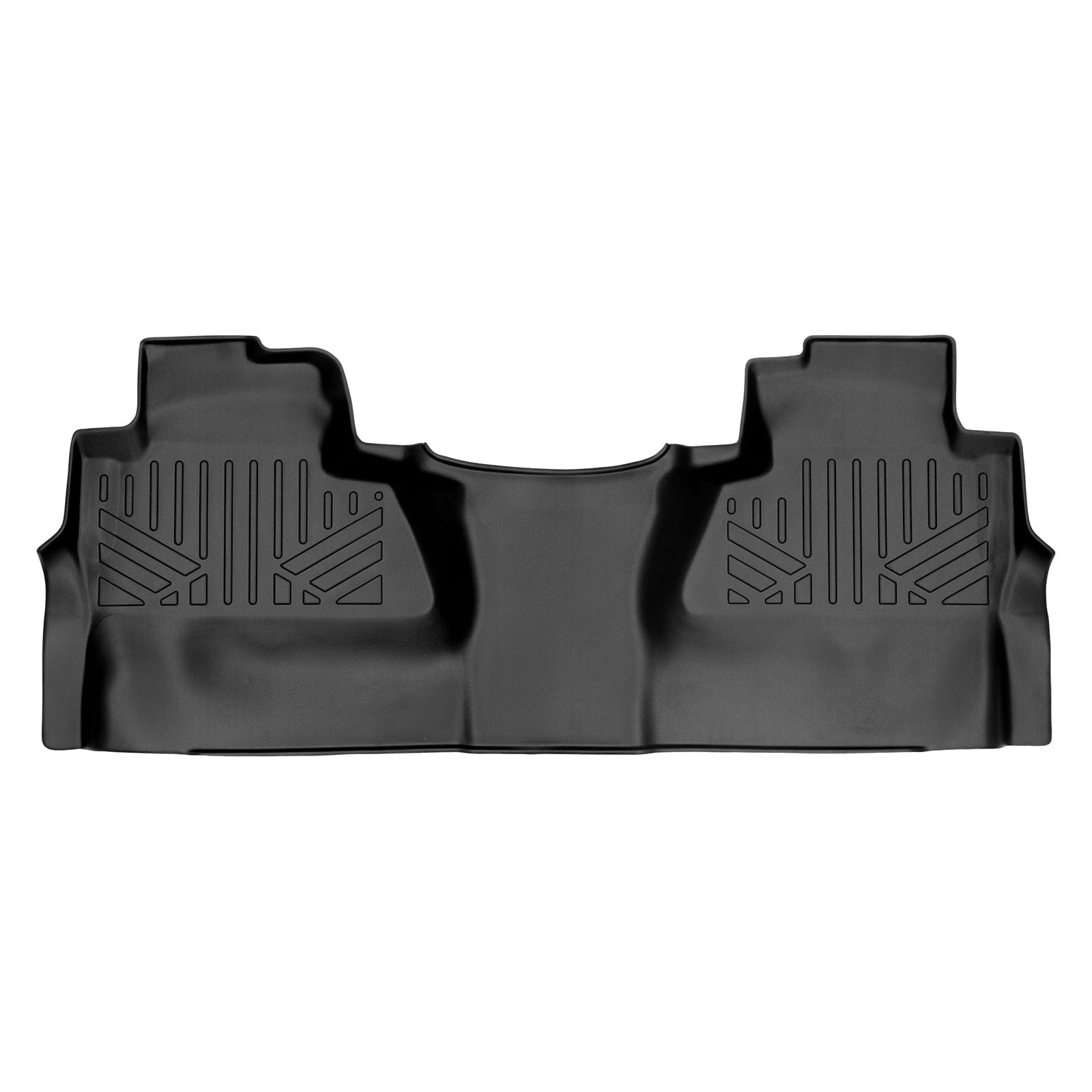 SMARTLINER Floor Liners for GMC Sierra 1500 Crew Cab 2014 - 2018 (Carpeted flooring) 1st Row Bench Half coverage