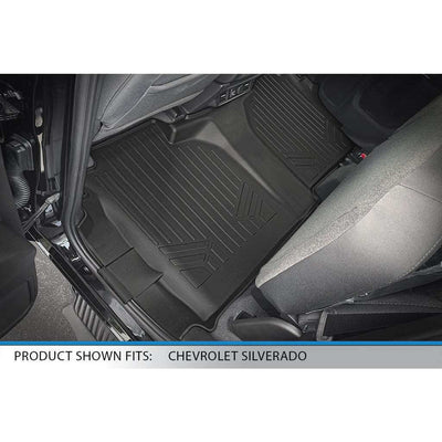 Smart Trim™ Floor Liners For 19-21 Silverado/Sierra 1500 Double Cab without Rear Underseat Toolbox