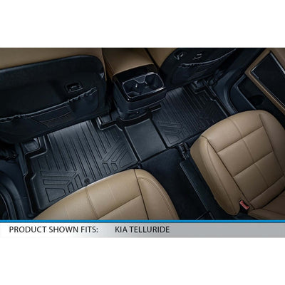 SMARTLINER Custom Fit Floor Liners For 2020-2025 Kia Telluride with 2nd Row Bucket Seats No Center Console and No In Between Coverage