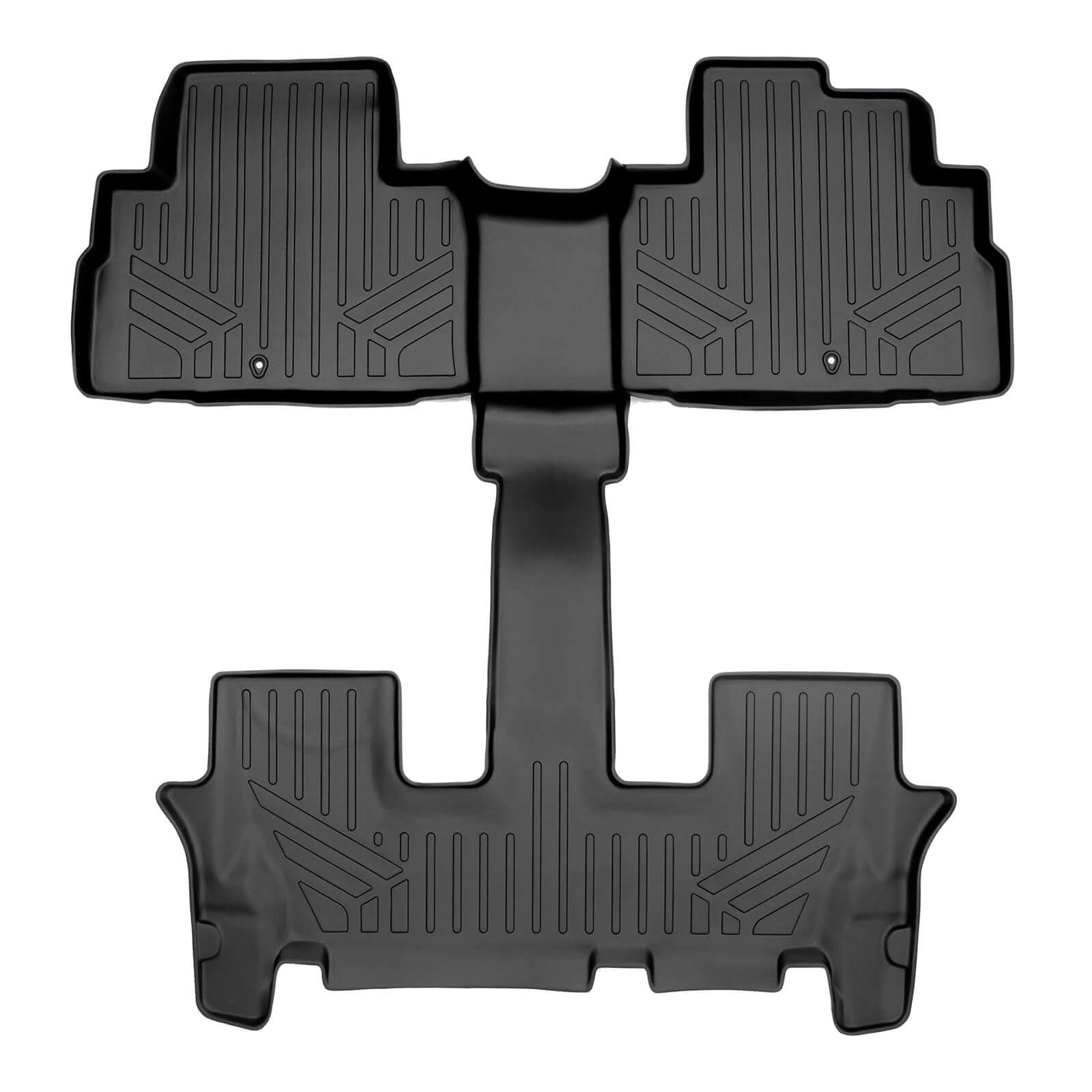 SMARTLINER Floor Liners for 2020-2025 Kia Telluride (2nd Row Bucket) with in between Coverage