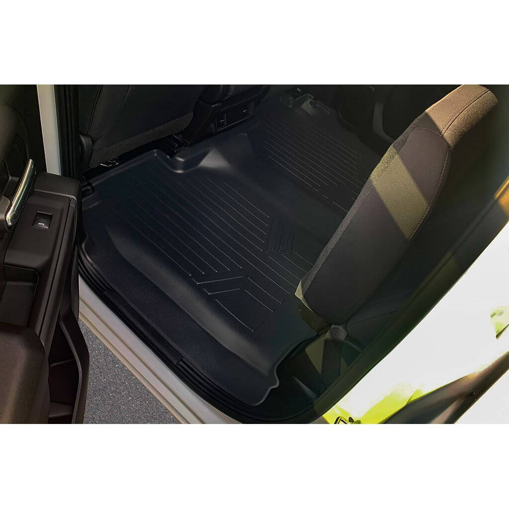 SmartCoverage™ Floor Liners For 2019-2026 Chevy Silverado 1500 Crew Cab (1st Row Bucket) | Vinyl | [No 2nd Row Storage]