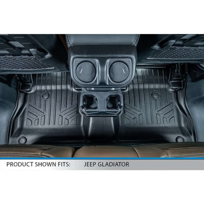 SmartCoverage™ Floor Liners For 2020-2026 Jeep Gladiator with Non Lockable Rear Underseat Storage
