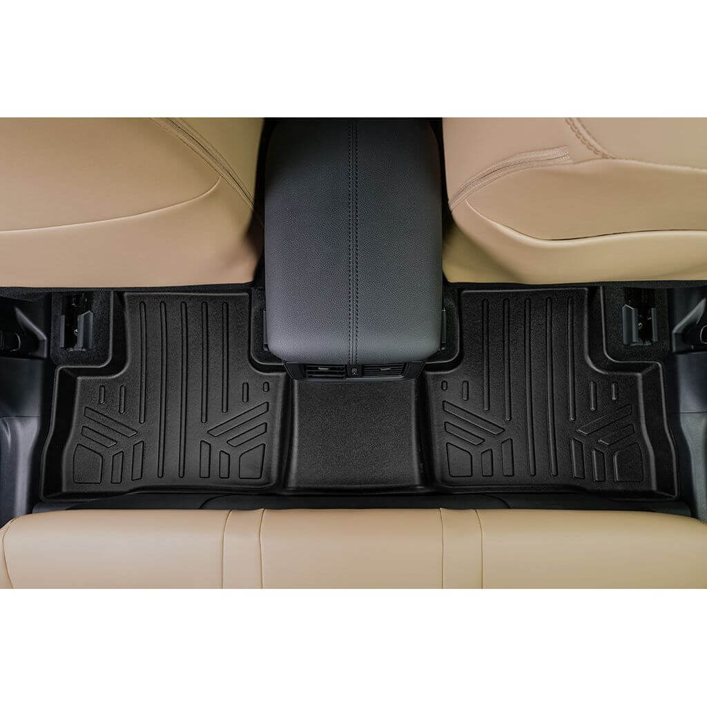 SMARTLINER Custom Fit Floor Liners For 2021-2025 Toyota RAV4 Prime (With Subwoofer in Cargo Area)