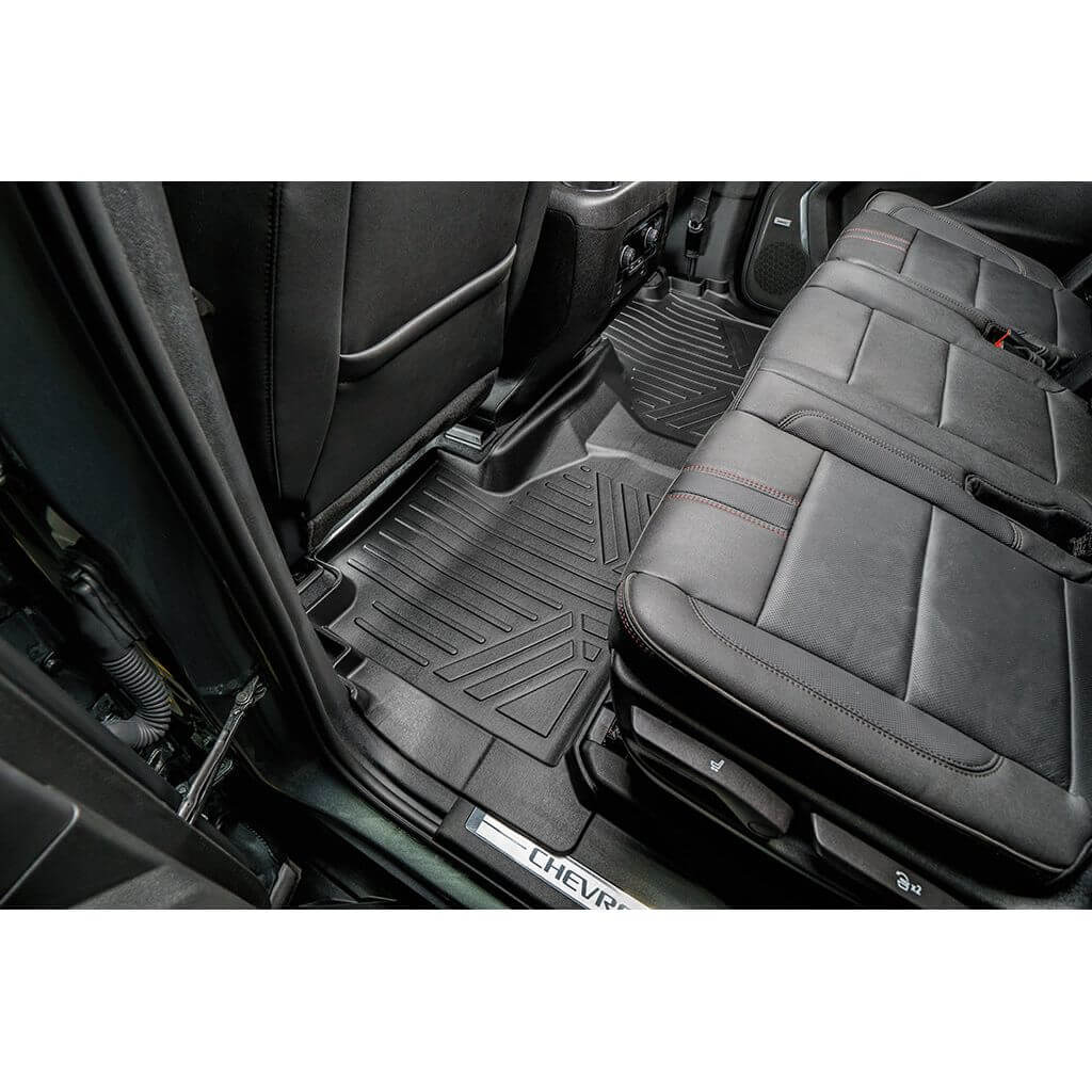 SMARTLINER Custom Fit Floor Liners For 2021-2025 GMC Yukon XL/ Yukon Denali XL with 2nd Row Bench Seat
