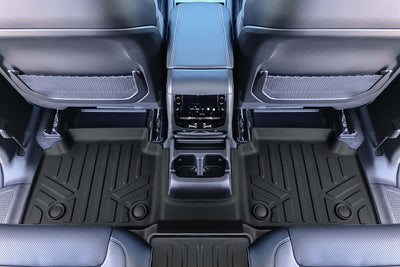 SMARTLINER Floor Liners for 2021-2026 Jeep Grand Cherokee L (2nd Row Bucket) With Center Console