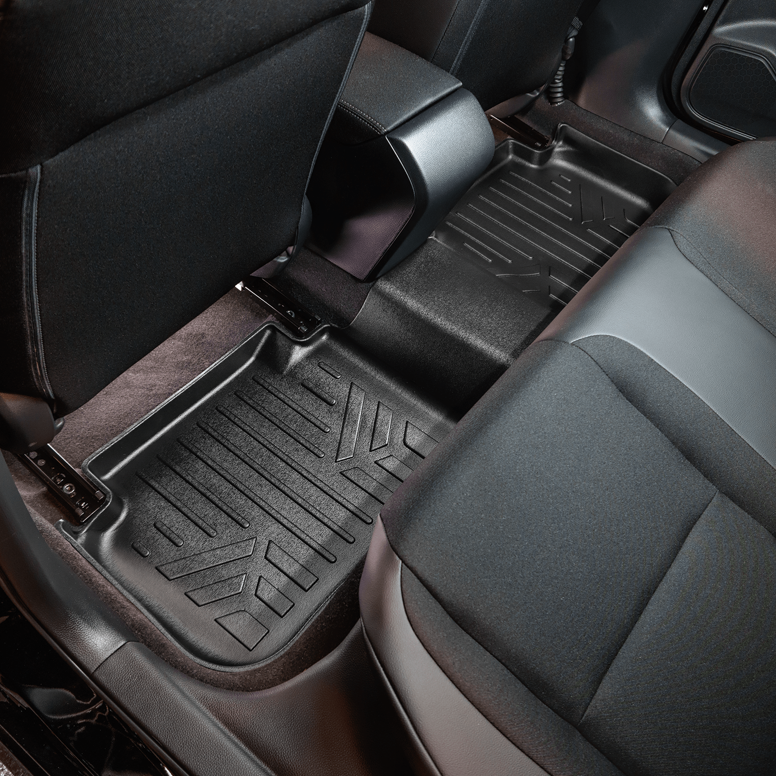 SMARTLINER Floor Liners for 2022-2026 Honda Civic Hatchback with 2nd Row USB Ports and Subwoofer in the Cargo Area