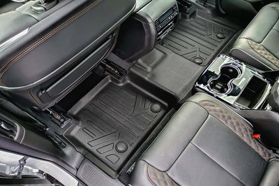 SMARTLINER Floor Liners for 2021-2026 Jeep Grand Cherokee L w/ 2nd Row Bucket Seats and center console (No subwoofer)