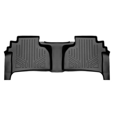 SMARTLINER Custom Fit Floor Liners For 2019-2026 Chevrolet Silverado 1500 Double Cab with Carpet Flooring and 1st Row Bench Seat without OTH Coverage (with 2nd Row Under Seat Storage)