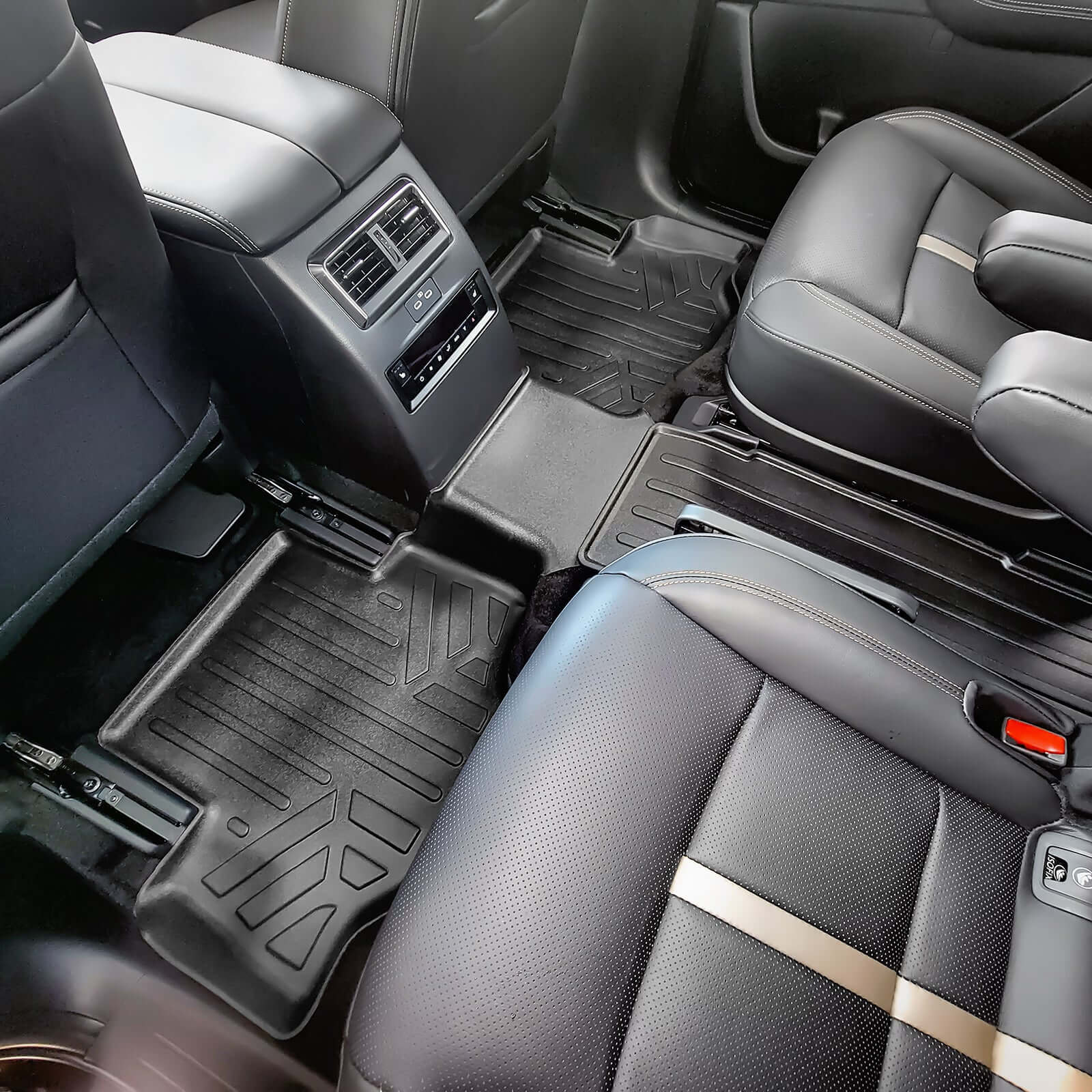 SMARTLINER Floor Liners for 2024-2026 Mazda CX-90 (Only Fits 2nd Row Bucket Seats With No Center Console)
