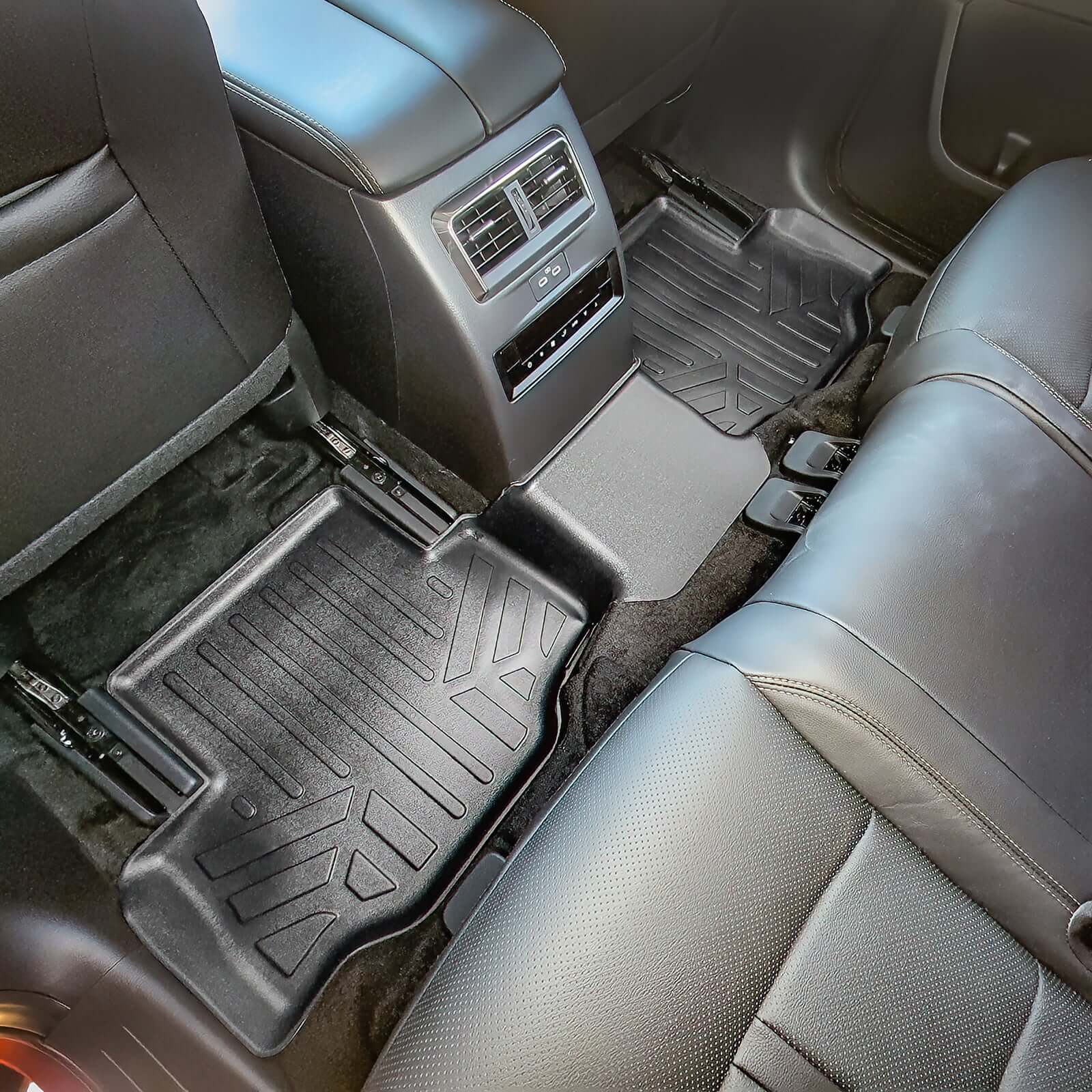 SMARTLINER Floor Liners for 2024-2026 Mazda CX-90 (Only Fits 2nd Row Bucket Seats With No Center Console)