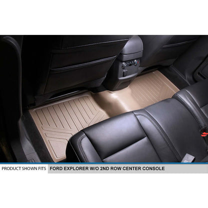 SMARTLINER Custom Fit Floor Liners For 2015-2016 Ford Explorer without 2nd Row Center Console