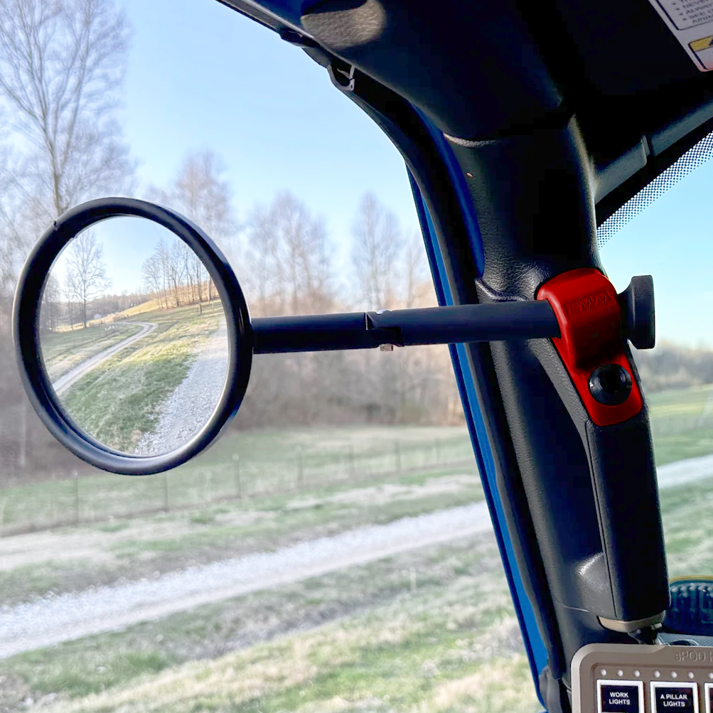 A-PILLAR SIDE MIRRORS FOR 2018 - 2023 JEEP WRANGLER JL & GLADIATOR - CMM OFFROAD