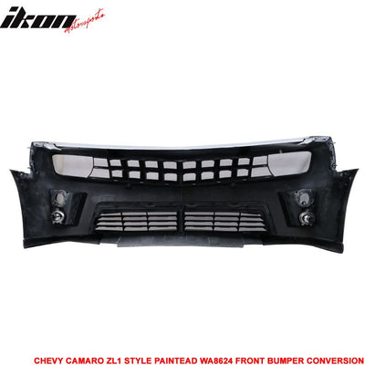 Fits 10-13 Chevy Camaro ZL1 Front Bumper Olympic White - PP