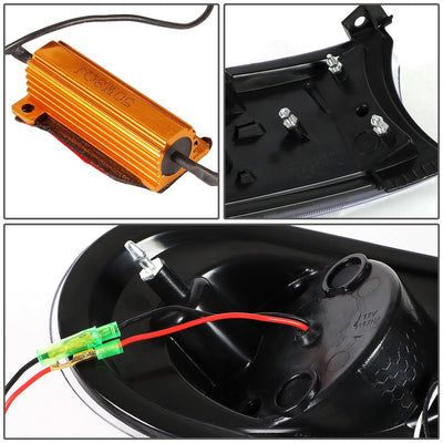 07-14 Toyota FJ Cruiser 3D Style LED DRL Bumper Lights - Black/Amber