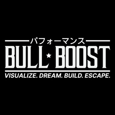 Bull Boost Visualize Vinyl Window Sticker - XL Slap