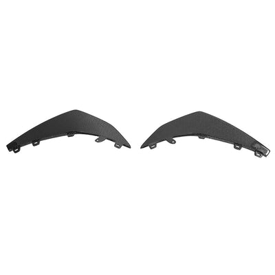2023-2025 Chevrolet Corvette C8 Z06 Front Bumper Canards Carbon Fiber