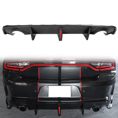 2020-2024 Charger Widebody Rear Diffuser W/ Brake Light PP