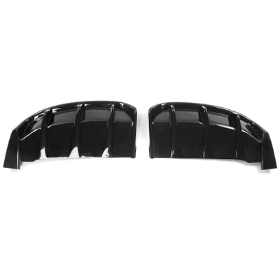 2021-2024 Ford Mustang Mach-E GT Gloss Black Rear Bumper Lip Diffuser