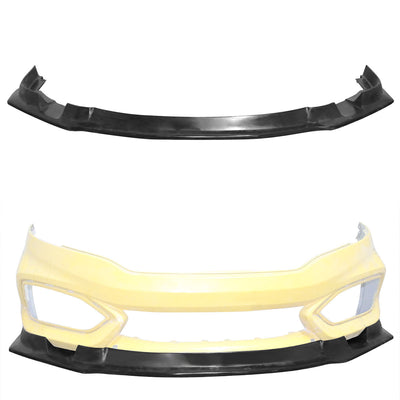 2014-2015 Honda Civic Coupe IKFM Style Front Bumper Lip Spoiler PU