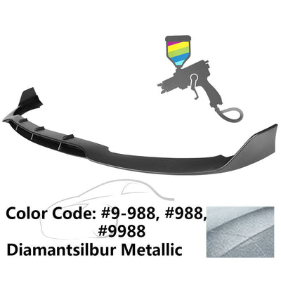 2015-2020 Benz W205 AP Style Painted Front Bumper Lip Spoiler PP