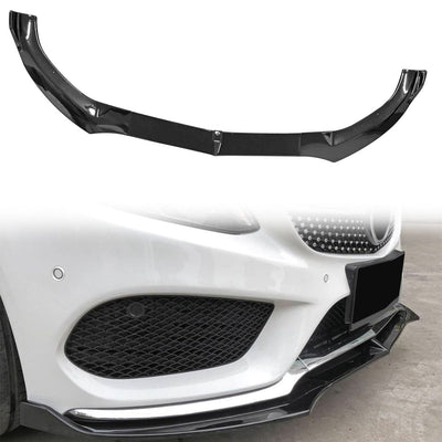 2015-2018 Benz W205 C-Class DP Style Front Bumper Lip PP