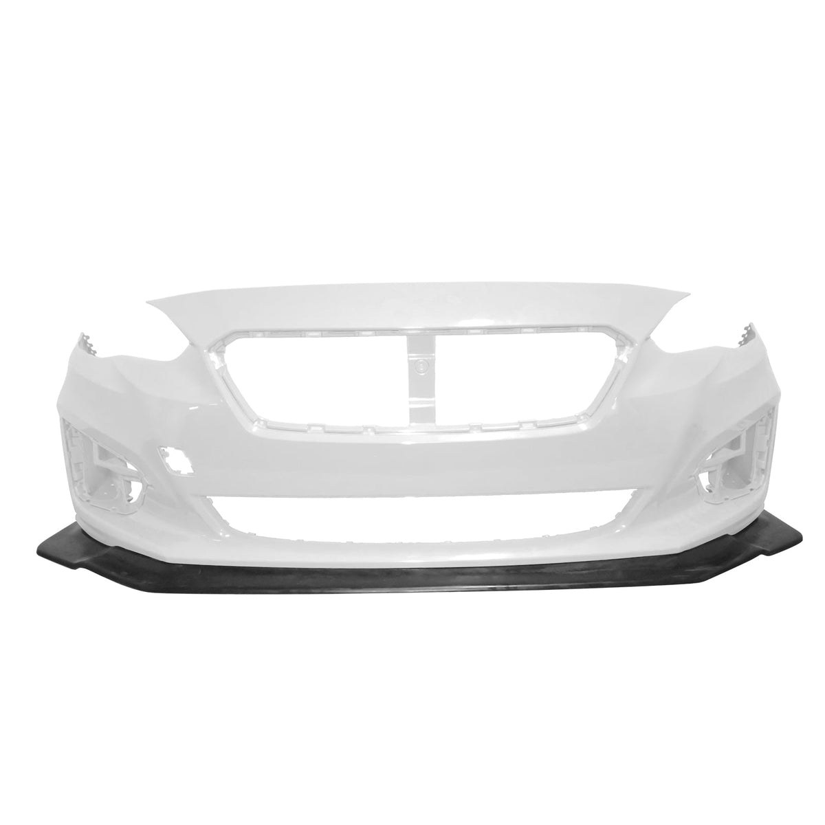 2017-2019 Subaru Impreza IKON Style Unpainted Front Bumper Lip PU