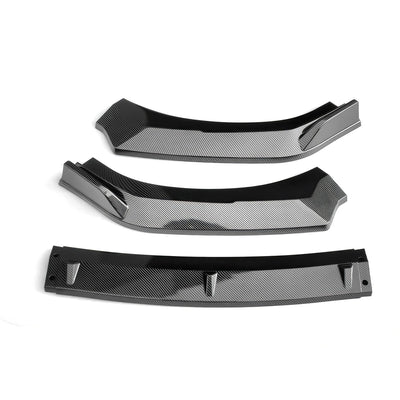2022-2025 Subaru BRZ JDM 2 Carbon Fiber Print 3PCS Front Bumper Lip PP