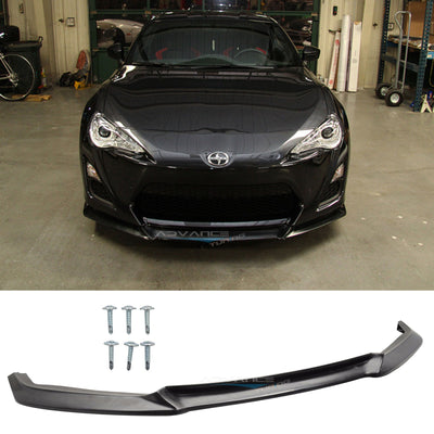 2013-2016 Scion FRS GT Style Unpainted Black Front Bumper Lip PU