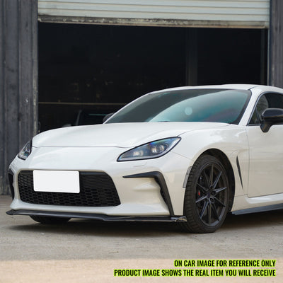 2022-2025 Toyota GR86 IKON V7 Style Front Bumper Lip Matte Black ABS