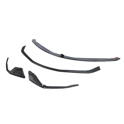 2020-2025 Toyota GR Supra MZ Speed Front Bumper Lip Gloss Carbon Fiber