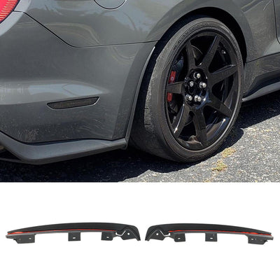 2015-2023 Ford Mustang Black 2PCS Front Rear Mud Flaps Splash Guards