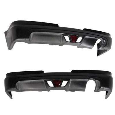 2002-2004 Acura RSX Mugen Style Rear Lip Diffuser LED Brake Light PU