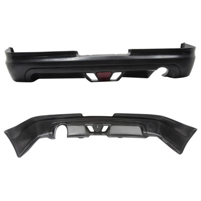 2002-2004 Acura RSX Mugen Style Rear Lip Diffuser LED Brake Light PU