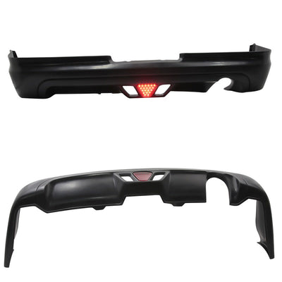 2002-2004 Acura RSX Mugen Style Rear Lip Diffuser LED Brake Light PU