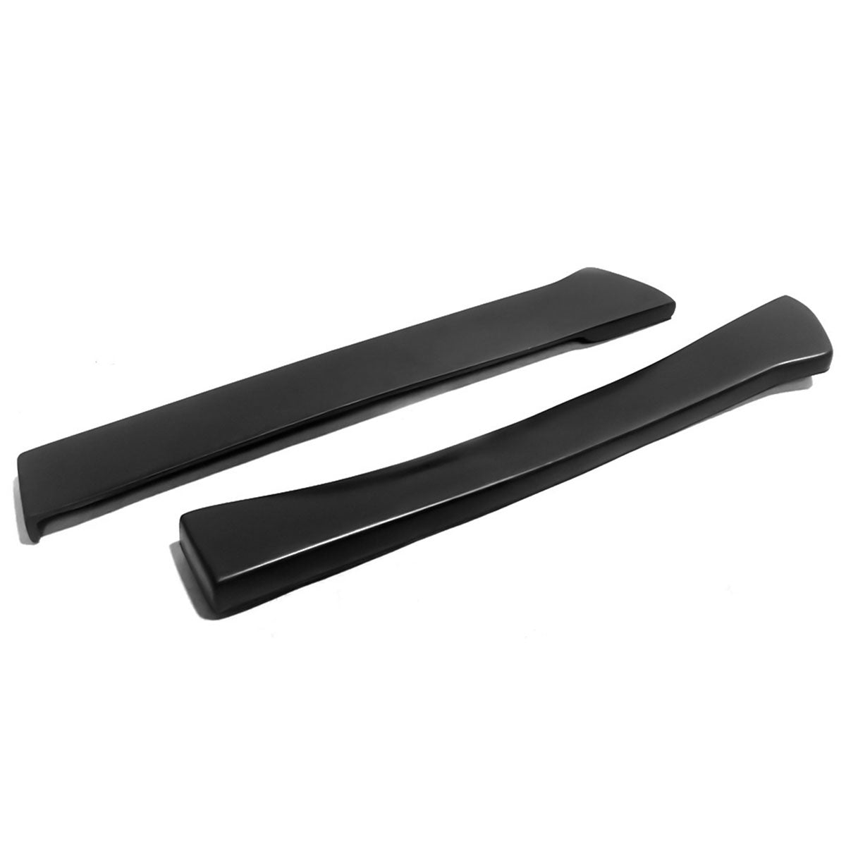 Universal 16" x 2" Rear Bumper Lip Side Aprons Splitter Unpainted