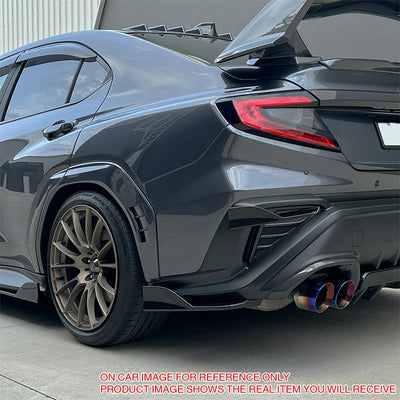 2022-2025Â SubaruÂ WRX D Style Rear Bumper Lip Aprons Matte Black ABS