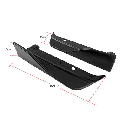 2022-2025Â SubaruÂ WRX D Style Rear Bumper Lip Aprons Matte Black ABS