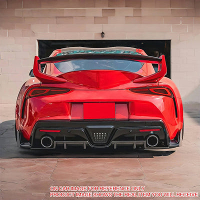 2020-2025 Toyota GR Supra Rear Bumper Splitters AG Carbon Fiber Print