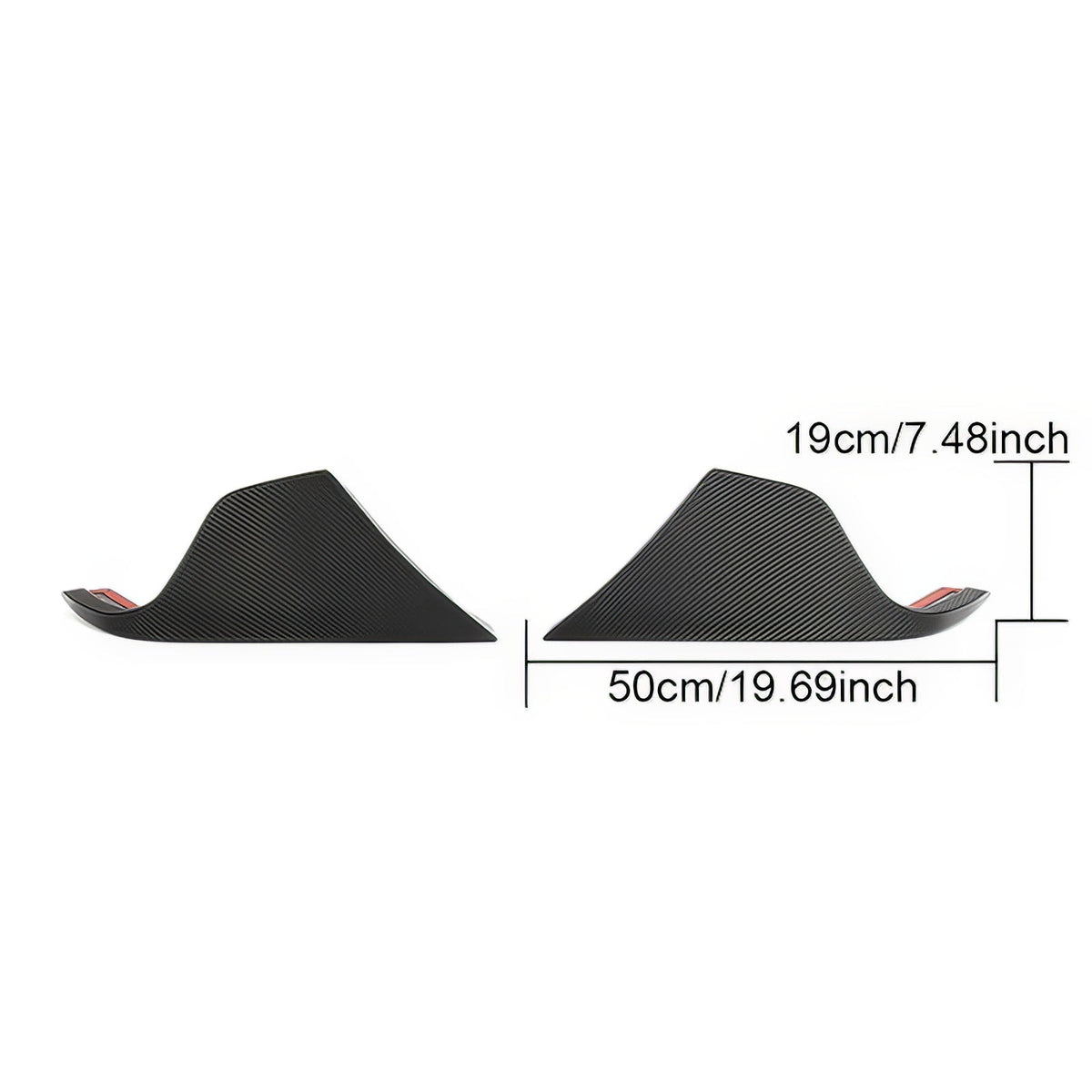 2020-2025 Toyota GR Supra A90 AG Style Rear Aprons Gloss Carbon Fiber