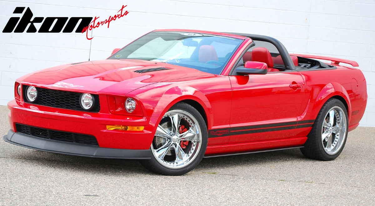 Universal Side Skirts 75" x 5" CDC Style Unpainted BlackÂ Rocker Panel