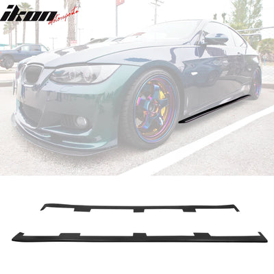 2001-2011 BMW 3-Series E46 M3 Side Skirts UL Style PU Unpainted Black