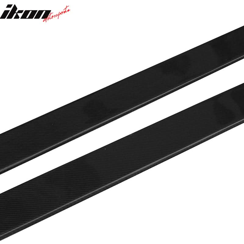 Universal 75 Inch Side Skirt Extension Splitter Carbon Fiber CF