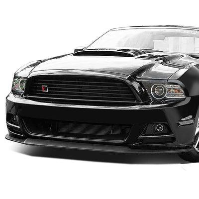 2013-2014 Ford Mustang RP Style Front Bumper Lip - Matte Black