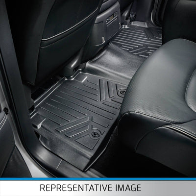 SMARTLINER Floor Liners for Double Cab 2014-2018 Silverado/Sierra 1500 - 2015-2021 2500/3500 HD