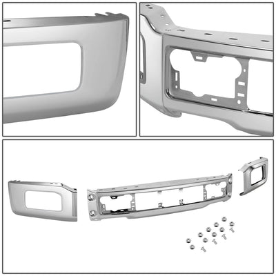2018-2020 Ford F-150 Front Bumper Cover w/ Fog Lamps - Stamped Steel