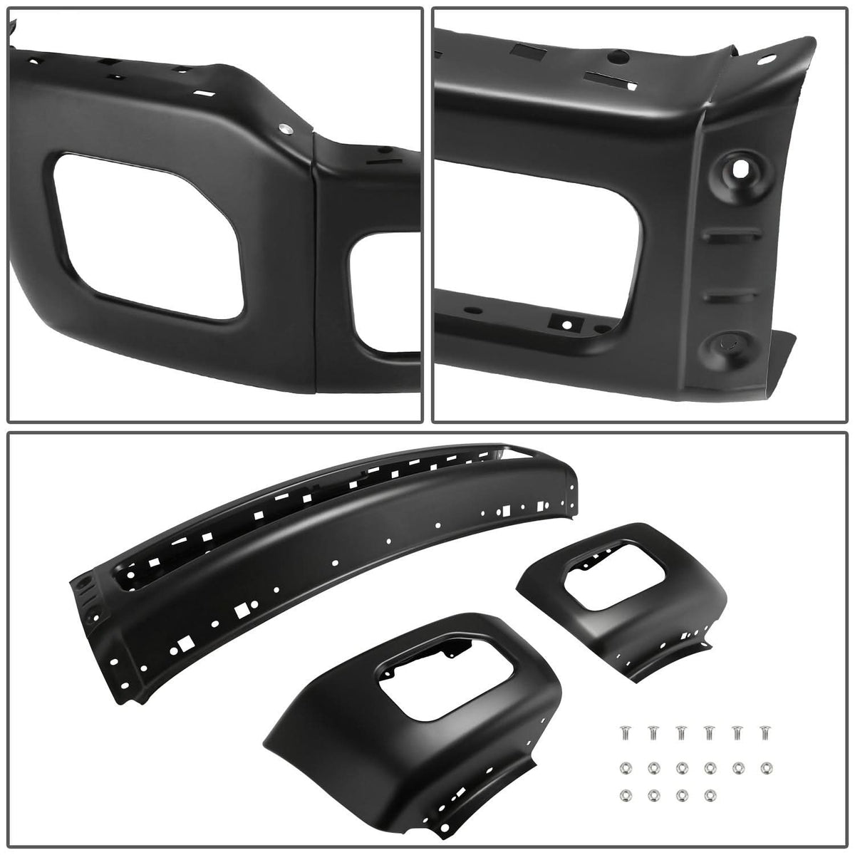 2011-2016 Ford F-250/F-350 Super Duty Front Bumper Cover - Black