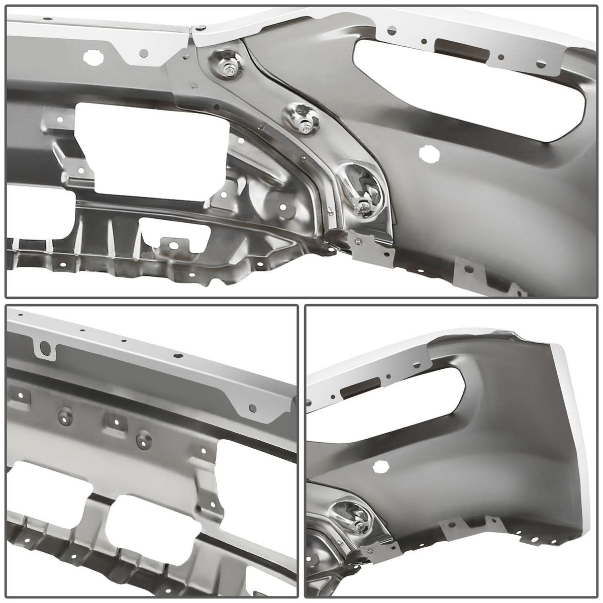 2016-2018 GMC Sierra 1500 Chrome Front Bumper Cover w/ Park Assist